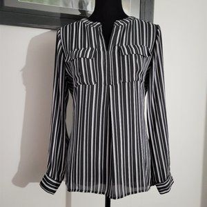 3/$10 Bundle Size S Small Black & White Striped Top From NY Collection